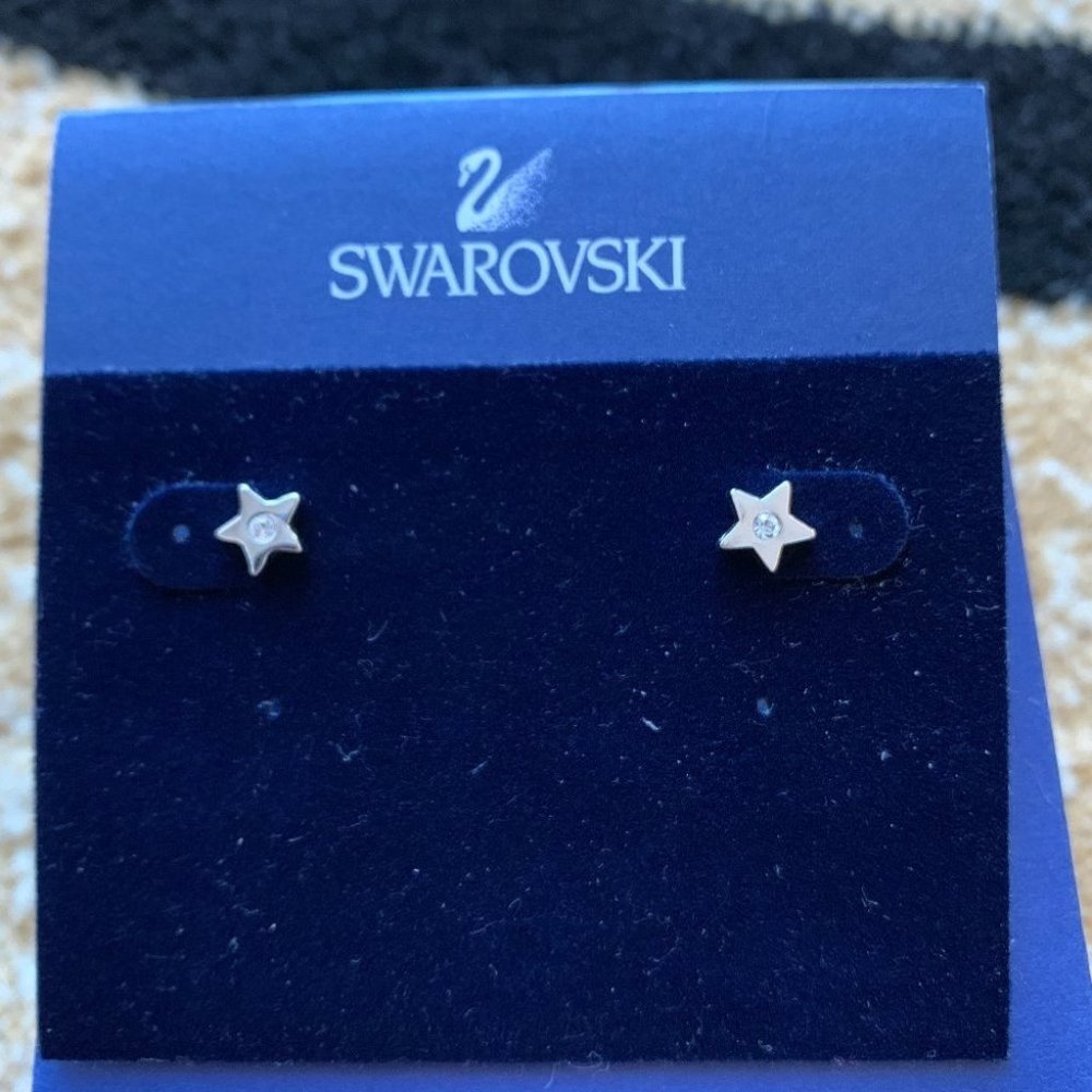 Swarovski Small Star Earrings